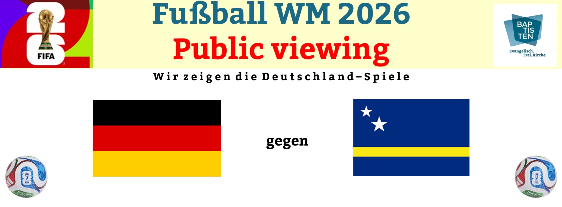 Public viewing Fußball WM 2026